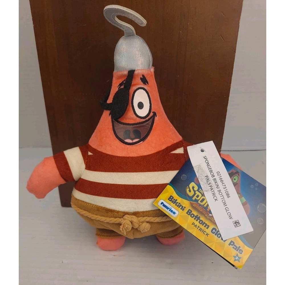 SpongeBob Movie Search for SquarePants Bikini Bottom Glow Pals 8" Patrick